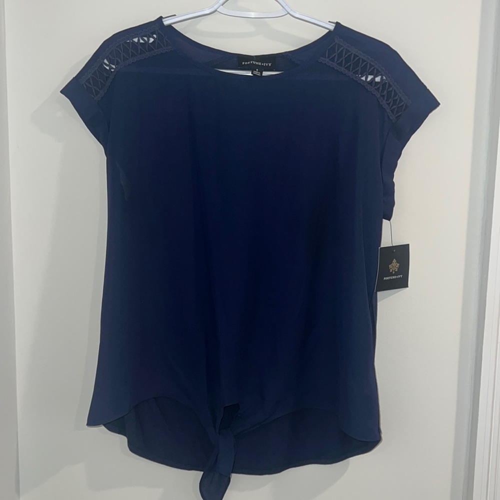 Sheer Navy Shirt
